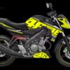 Decal Stiker Yamaha Vixion Advance BLACK VR46 PROJECT STABILO